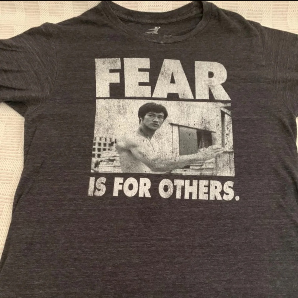"Bruce Lee" Dark Gray Men T-Shirt